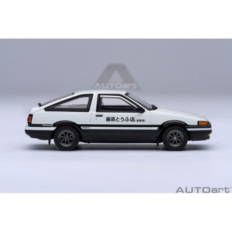 AUTOart 1/64 Scale Composite die-cast model Initial D : Toyota Sprinter Trueno [AE86] (Fujiwara Tofu Store)