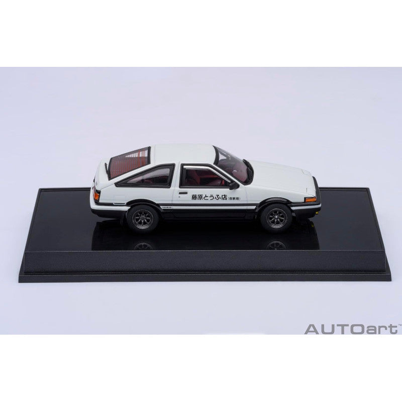 AUTOart 1/64 Scale Composite die-cast model Initial D : Toyota Sprinter Trueno [AE86] (Fujiwara Tofu Store)
