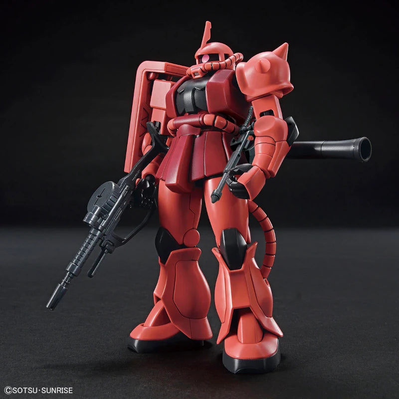 HGUC 1/144 Plastic Model Mobile Suit Gundam : MS-06S Zaku II Char Aznable Custom (Revive ver.)