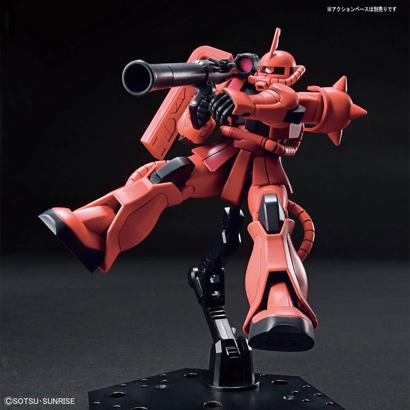 HGUC 1/144 Plastic Model Mobile Suit Gundam : MS-06S Zaku II Char Aznable Custom (Revive ver.)