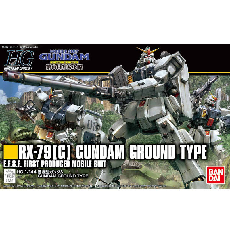 HGUC 1/144 Plastic Model 	Mobile Suit Gundam The 08th MS Team : RX-79[G] Gundam Ground Type