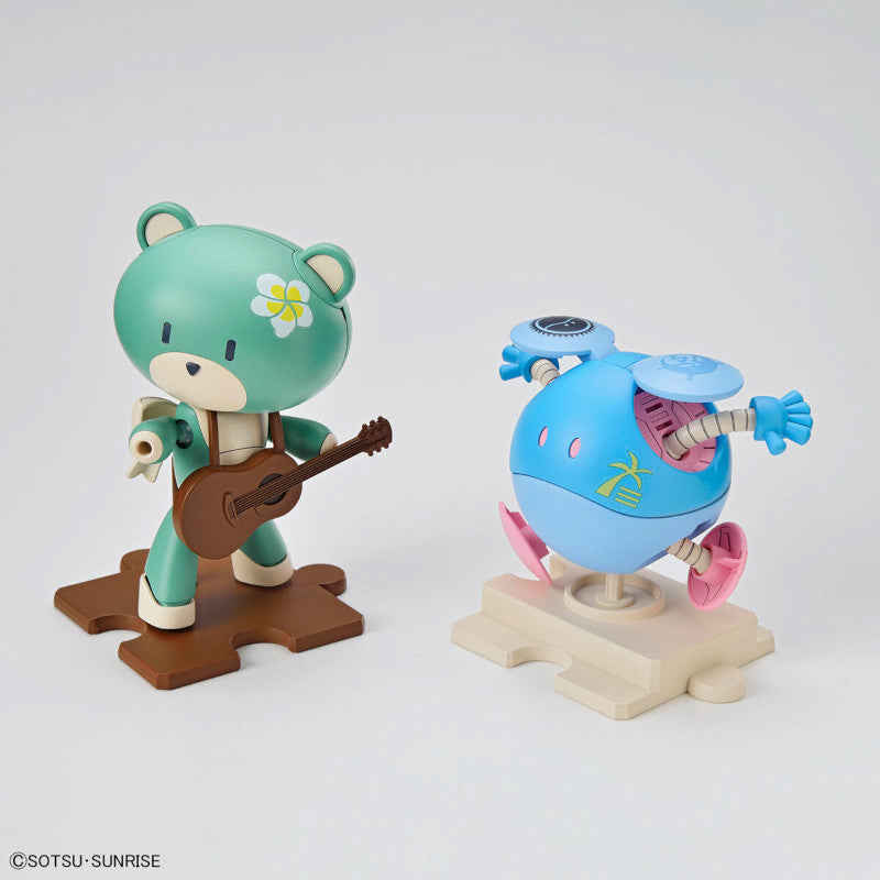 High Grade 1/144 Plastic Model Gundam Build Metaverse : Beargguy Ohana & Alohalo Set