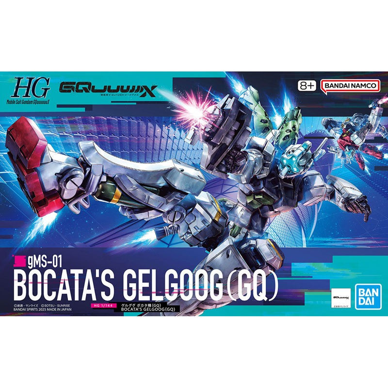 High Grade 1/144 Plastic Model Mobile Suit Gundam GQuuuuuuX : Gelgoog Bocata Custom (GQ)