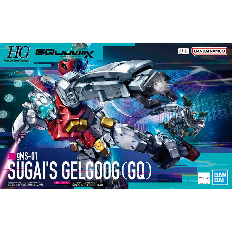 High Grade 1/144 Plastic Model Mobile Suit Gundam GQuuuuuuX : Gelgoog Sugai Custom (GQ)