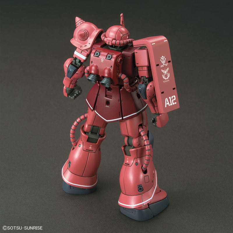 High Grade 1/144 Plastic Model Mobile Suit Gundam THE ORIGIN : MS-06S Zaku II (Red Comet Ver.)