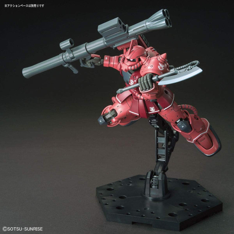 High Grade 1/144 Plastic Model Mobile Suit Gundam THE ORIGIN : MS-06S Zaku II (Red Comet Ver.)
