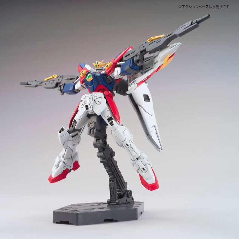 High Grade 1/144 Plastic Model New Mobile Report Gundam Wing : XXXG-00W0 Wing Gundam Zero