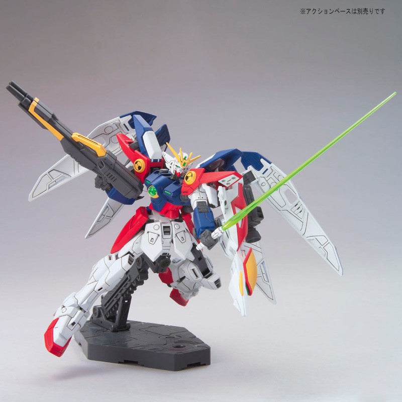 High Grade 1/144 Plastic Model New Mobile Report Gundam Wing : XXXG-00W0 Wing Gundam Zero