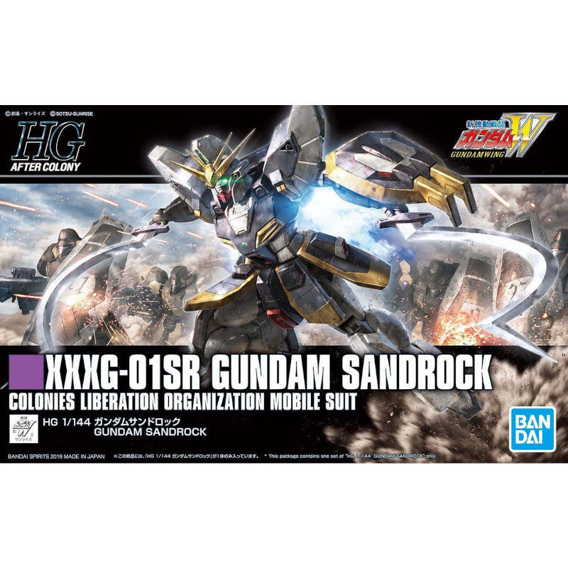 High Grade 1/144 Plastic Model New Mobile Report Gundam Wing : XXXG-01SR Gundam Sandrock