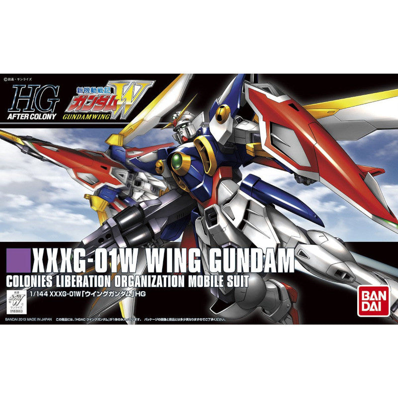 High Grade 1/144 Plastic Model New Mobile Report Gundam Wing : XXXG-01W Wing Gundam