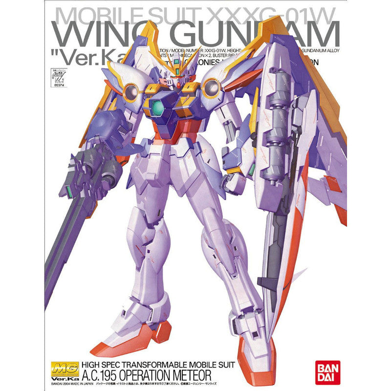MG 1/100 Plastic Model New Mobile Report Gundam Wing Endless Waltz : XXXG-01W Wing Gundam Ver.Ka