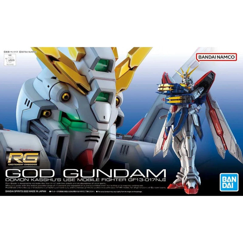 RG 1/144 Plastic Model Mobile Fighter G-Gundam : GF13-017NJII God Gundam