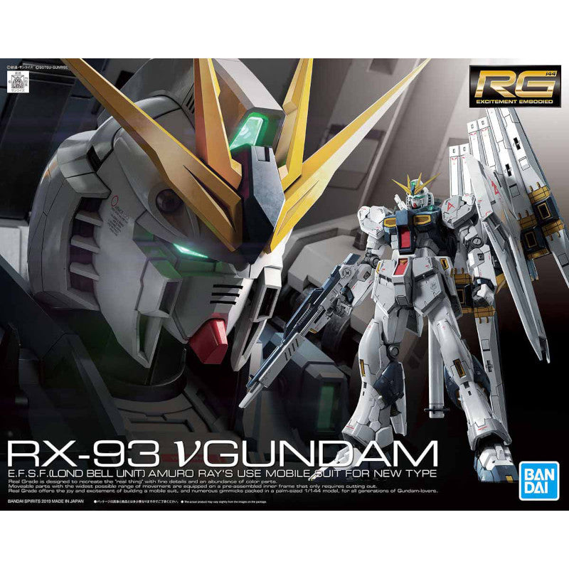 RG 1/144 Plastic Model Mobile Suit Gundam Char's Counterattack : RX-93 Nu Gundam