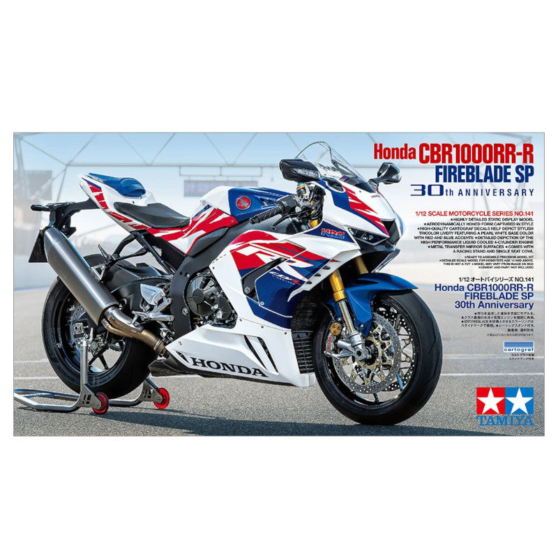 TAMIYA 1/12 Plastic Model : HONDA CBR1000RR-R FIREBLADE SP 30th ANNIVERSARY