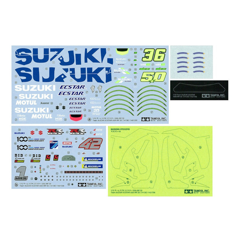 TAMIYA 1/12 Plastic Model : Team SUZUKI ECSTAR GSX-RR '20