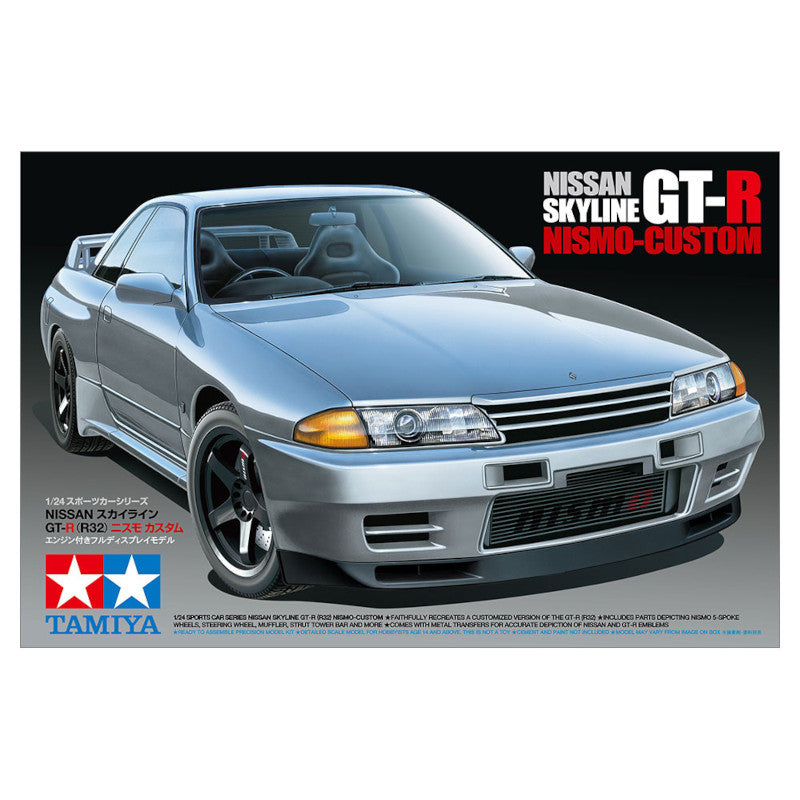 TAMIYA 1/24 Plastic Model : NISSAN SKYLINE GT-R (R32) NISMO-CUSTOM
