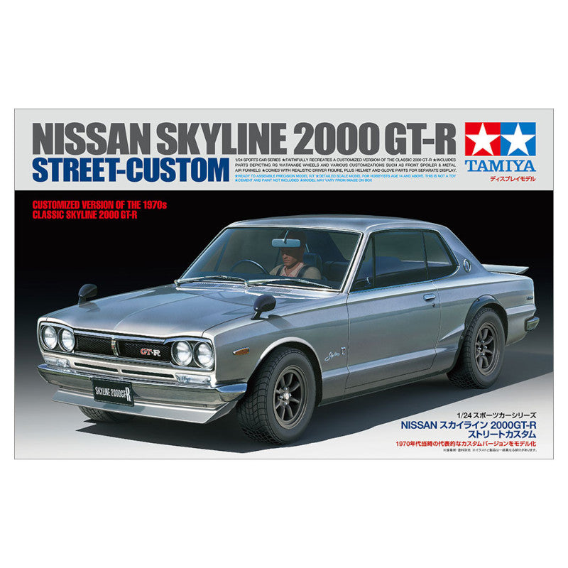 TAMIYA 1/24 Plastic Model : NISSAN SKYLINE GT-R STREET-CUSTOM
