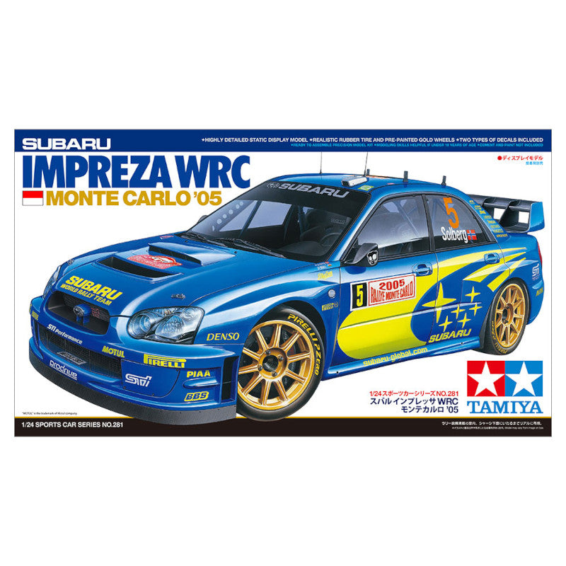 TAMIYA 1/24 Plastic Model : SUBARU IMPREZA WRC MONTE CARLO '05