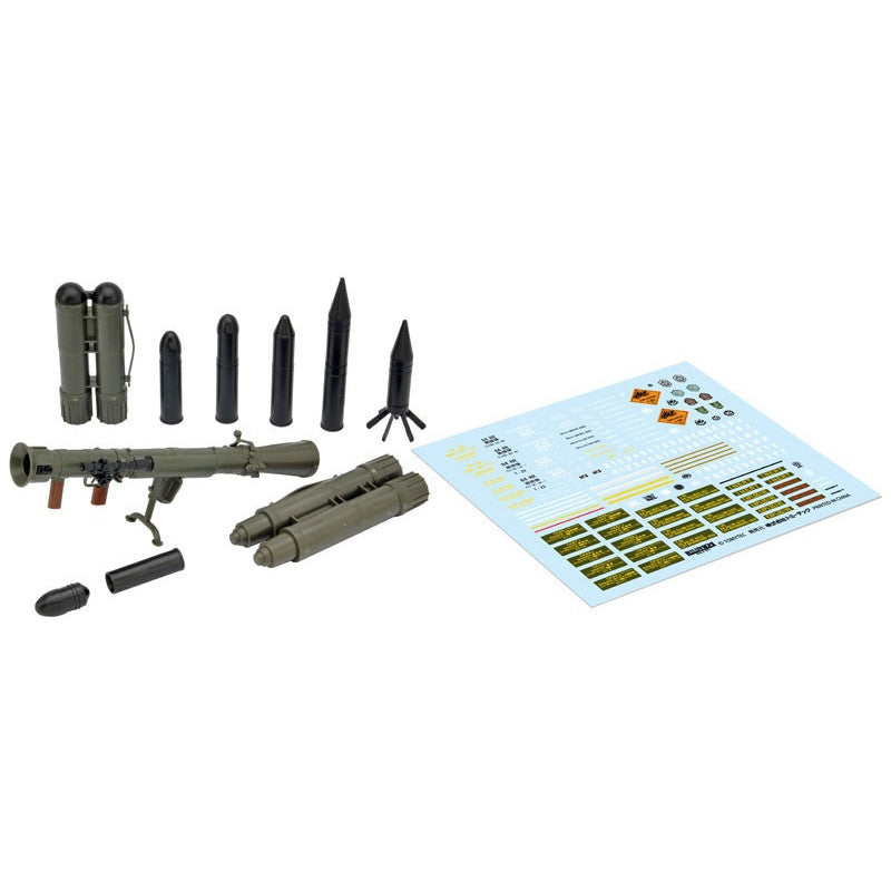 Tomytec 1/12 Scale Plastic Model : LittleArmory [LA073] 84mm Recoilless Gun M2 Type