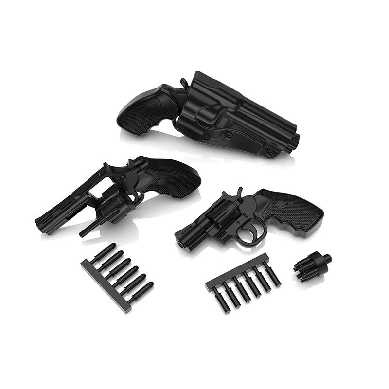 Tomytec 1/12 Scale Plastic Model : LittleArmory [LA074] Revolver Set A