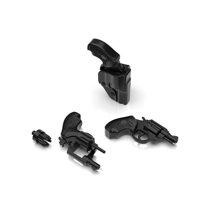 Tomytec 1/12 Scale Plastic Model : LittleArmory [LA074] Revolver Set A