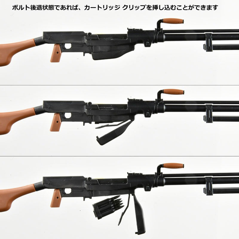 Tomytec 1/12 Scale Plastic Model : LittleArmory [LA090] Simonov PTRS1941 Type