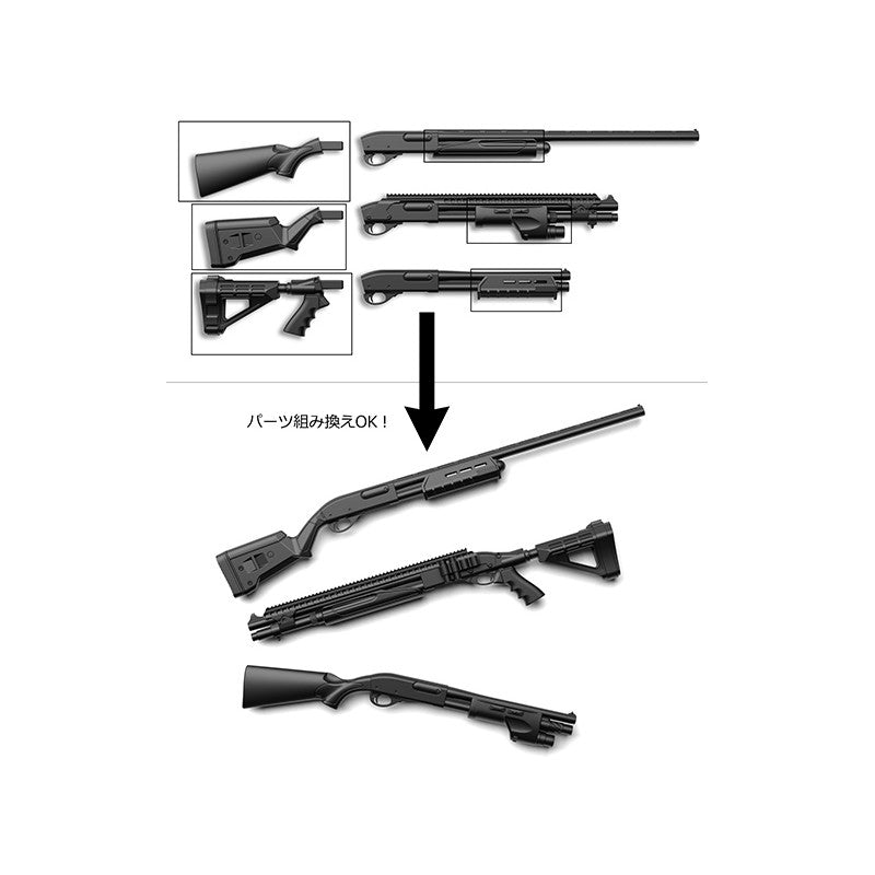 Tomytec 1/12 Scale Plastic Model : LittleArmory [LA093] M870 Type Tactical