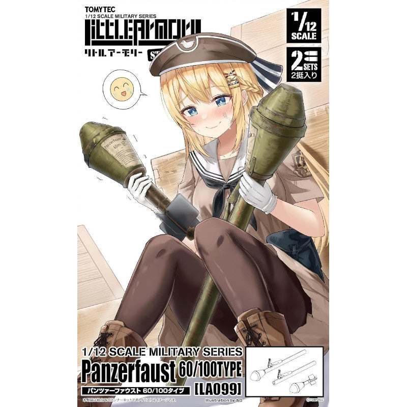 Tomytec 1/12 Scale Plastic Model : LittleArmory [LA099] Panzerfaust 60/100 Type
