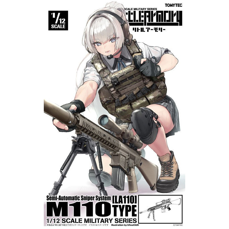 Tomytec 1/12 Scale Plastic Model : LittleArmory [LA110] M110SASS Type
