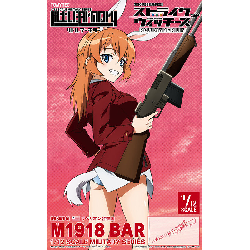 Tomytec 1/12 Scale Plastic Model : LittleArmory [LASW06] "Strike Witches ROAD to BERLIN" M1918BAR