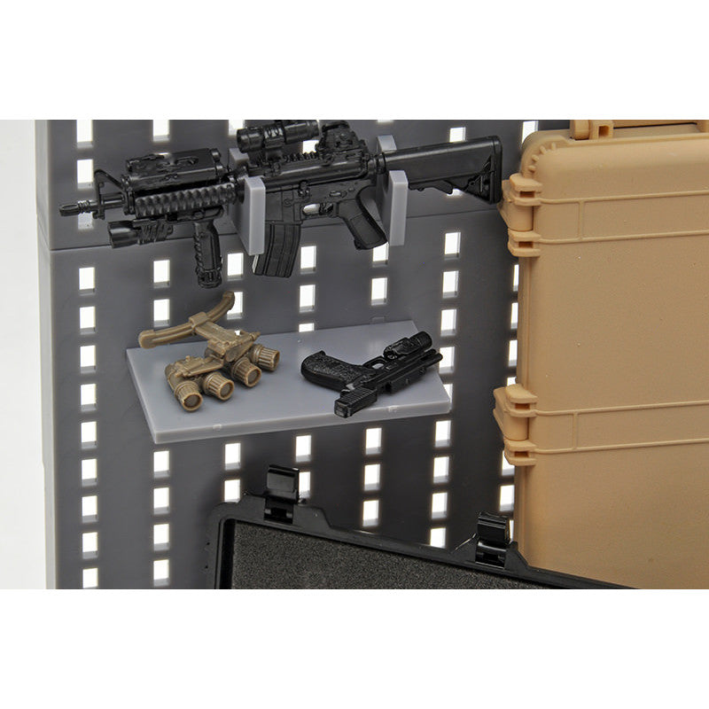 Tomytec 1/12 Scale Plastic Model : LittleArmory [LD002] Gun Rack A