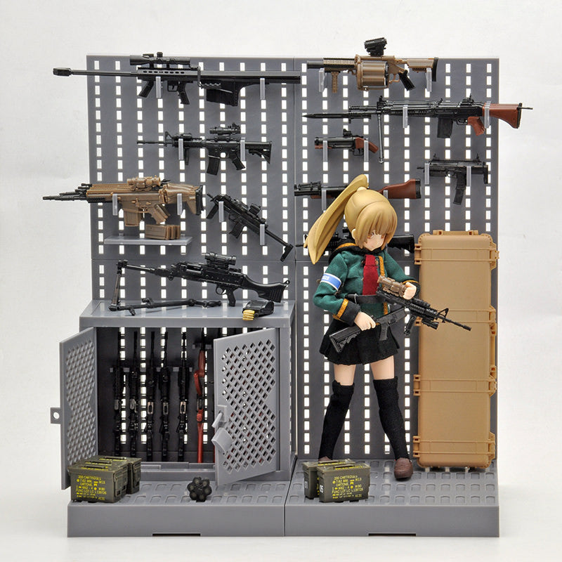 Tomytec 1/12 Scale Plastic Model : LittleArmory [LD002] Gun Rack A