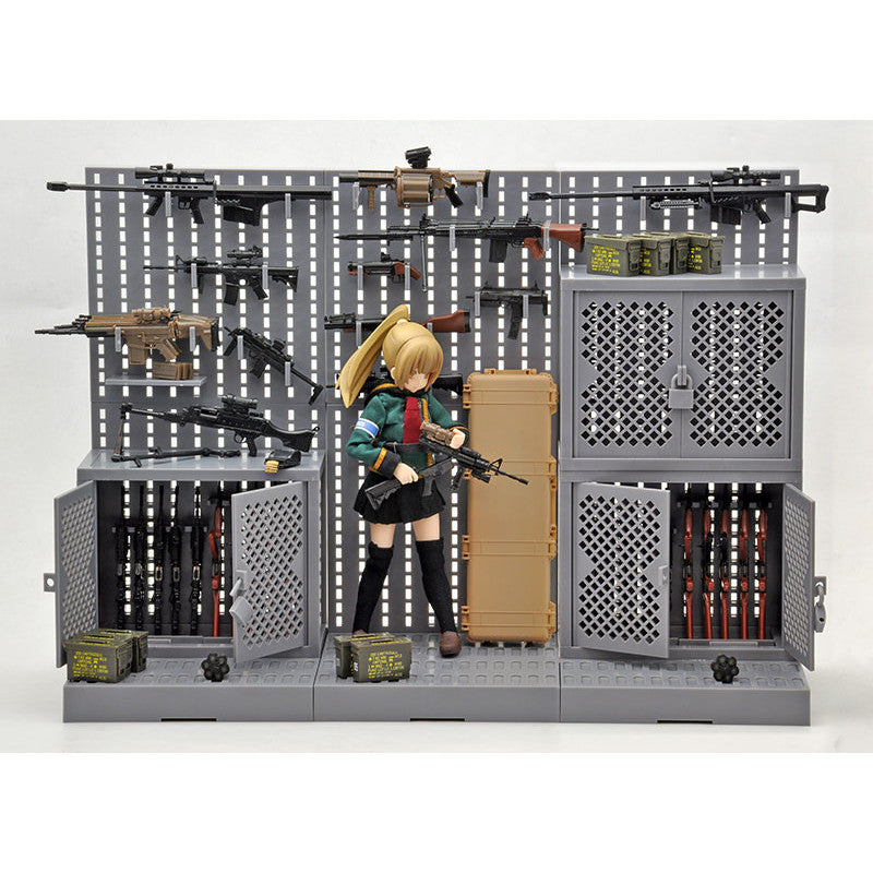 Tomytec 1/12 Scale Plastic Model : LittleArmory [LD002] Gun Rack A