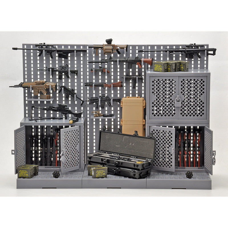 Tomytec 1/12 Scale Plastic Model : LittleArmory [LD002] Gun Rack A