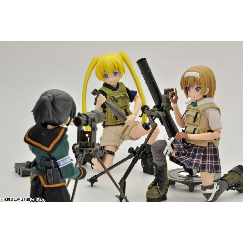 Tomytec 1/12 Scale Plastic Model : LittleArmory [LD007] 81mm Mortar L16 Type
