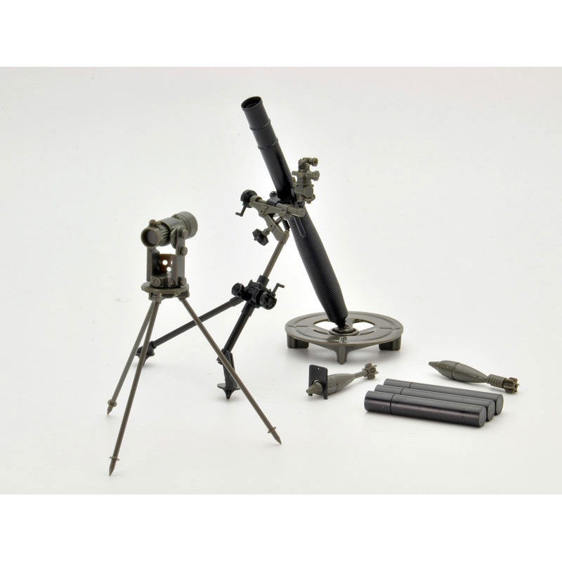 Tomytec 1/12 Scale Plastic Model : LittleArmory [LD007] 81mm Mortar L16 Type
