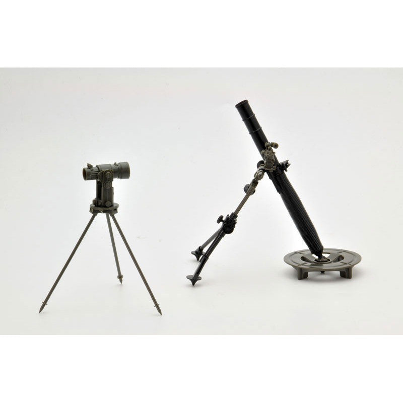 Tomytec 1/12 Scale Plastic Model : LittleArmory [LD007] 81mm Mortar L16 Type