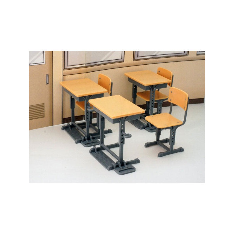 Tomytec 1/12 Scale Plastic Model : LittleArmory [LD013] Specified Defense School Desk