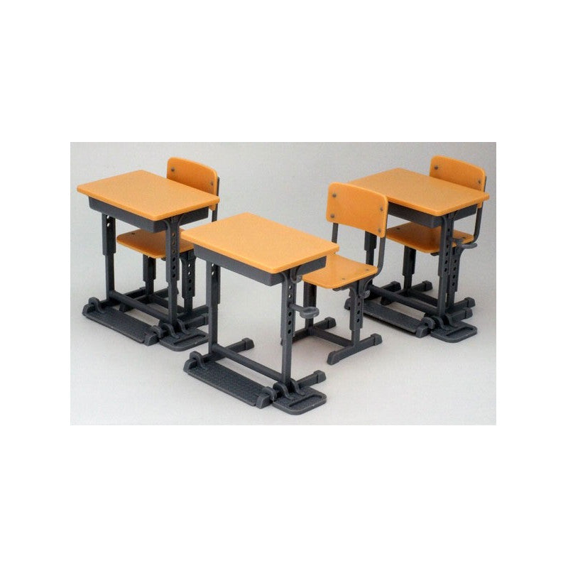 Tomytec 1/12 Scale Plastic Model : LittleArmory [LD013] Specified Defense School Desk