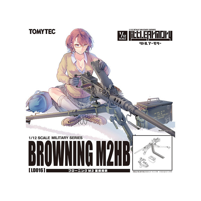 Tomytec 1/12 Scale Plastic Model : LittleArmory [LD016] Browning M2HB
