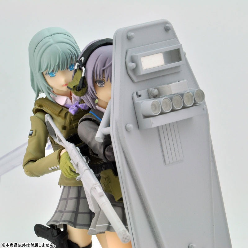 Tomytec 1/12 Scale Plastic Model : LittleArmory [LD017] Heavy Shield
