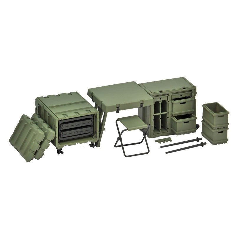 Tomytec 1/12 Scale Plastic Model : LittleArmory [LD033] Field Desk A