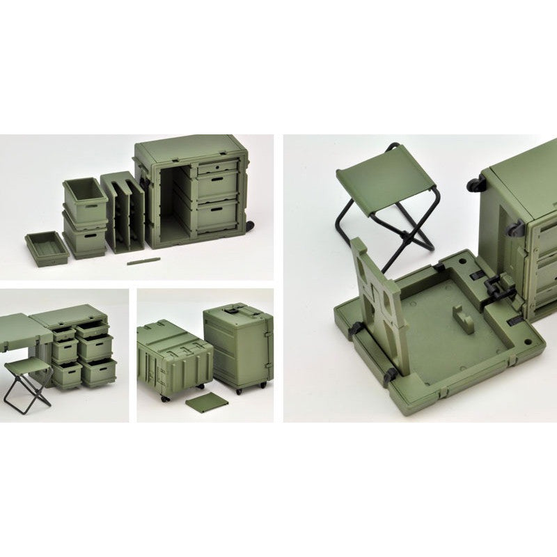 Tomytec 1/12 Scale Plastic Model : LittleArmory [LD033] Field Desk A