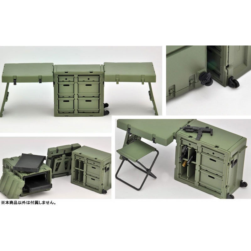 Tomytec 1/12 Scale Plastic Model : LittleArmory [LD033] Field Desk A