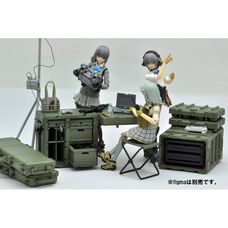 Tomytec 1/12 Scale Plastic Model : LittleArmory [LD033] Field Desk A