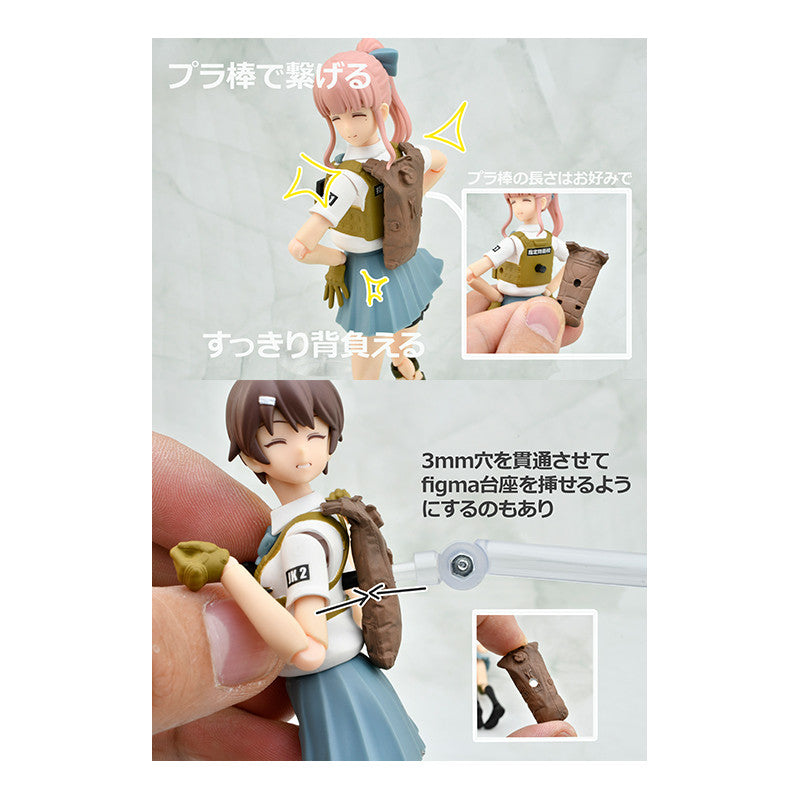 Tomytec 1/12 Scale Plastic Model : LittleArmory [LD036] Backpack Set A Set