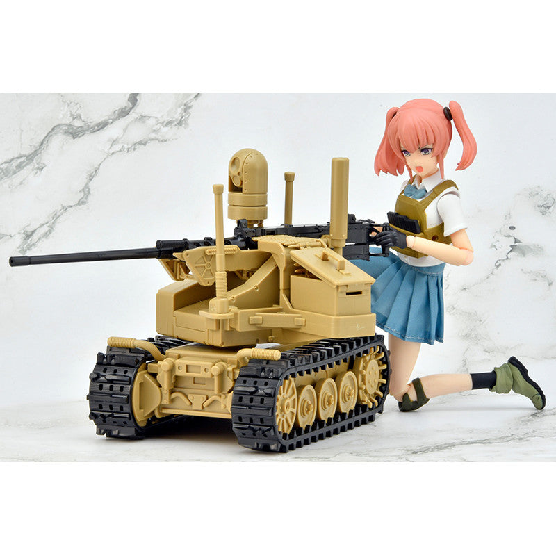 Tomytec 1/12 Scale Plastic Model : LittleArmory [LD049] UGV Armed Robot System 2 Caliber Carrier