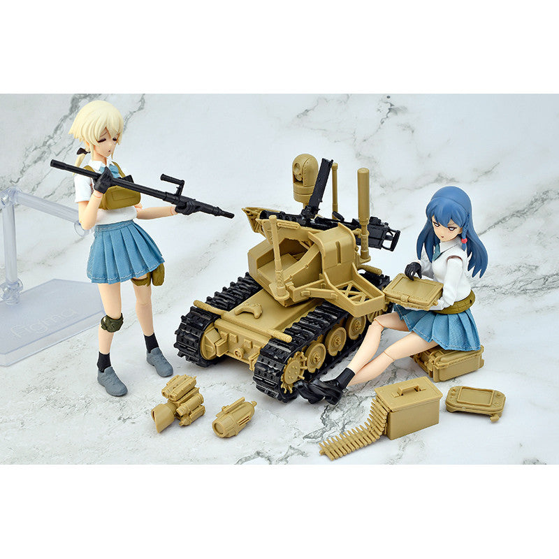 Tomytec 1/12 Scale Plastic Model : LittleArmory [LD049] UGV Armed Robot System 2 Caliber Carrier
