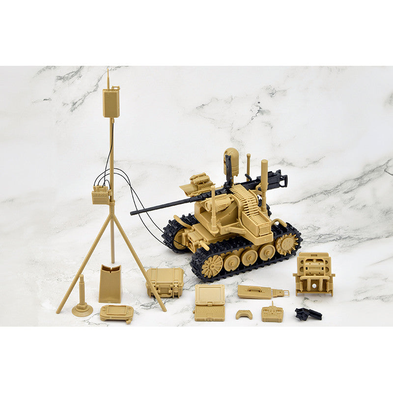 Tomytec 1/12 Scale Plastic Model : LittleArmory [LD049] UGV Armed Robot System 2 Caliber Carrier