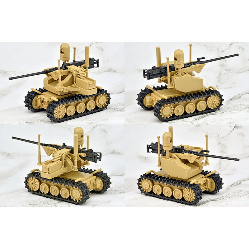 Tomytec 1/12 Scale Plastic Model : LittleArmory [LD049] UGV Armed Robot System 2 Caliber Carrier